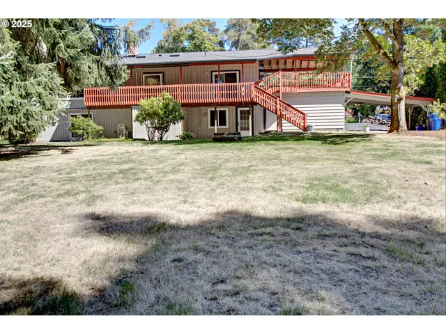 a view of front of house with an outdoor space