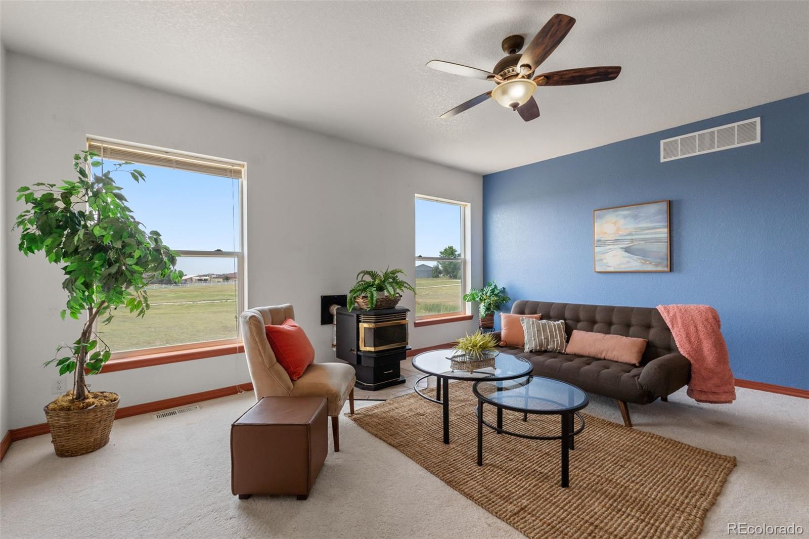 11424 McKissick Road Peyton, CO 80831 - Photo 7 of 32 a living room with furniture potted plant and a window
