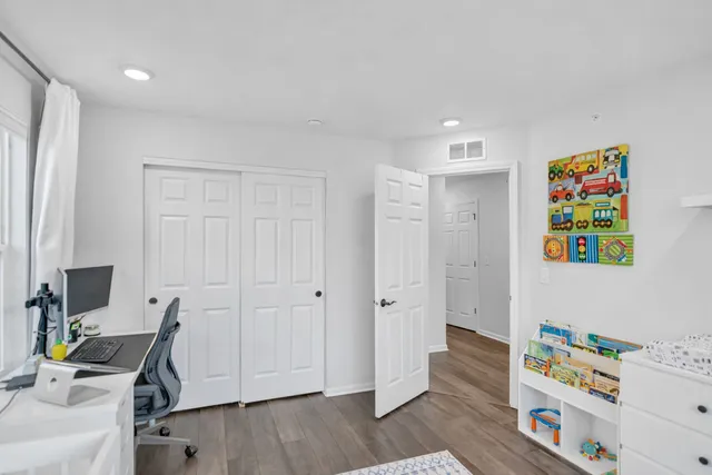 a room with furniture and a window