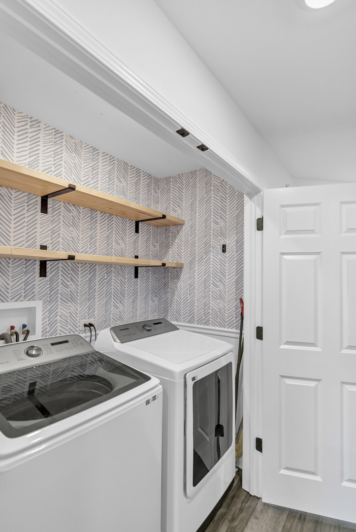 3209 Trillium Circle Rolling Meadows, IL 60008 - Photo 25 of 30 a utility room with stainless steel appliances white cabinets and a sink