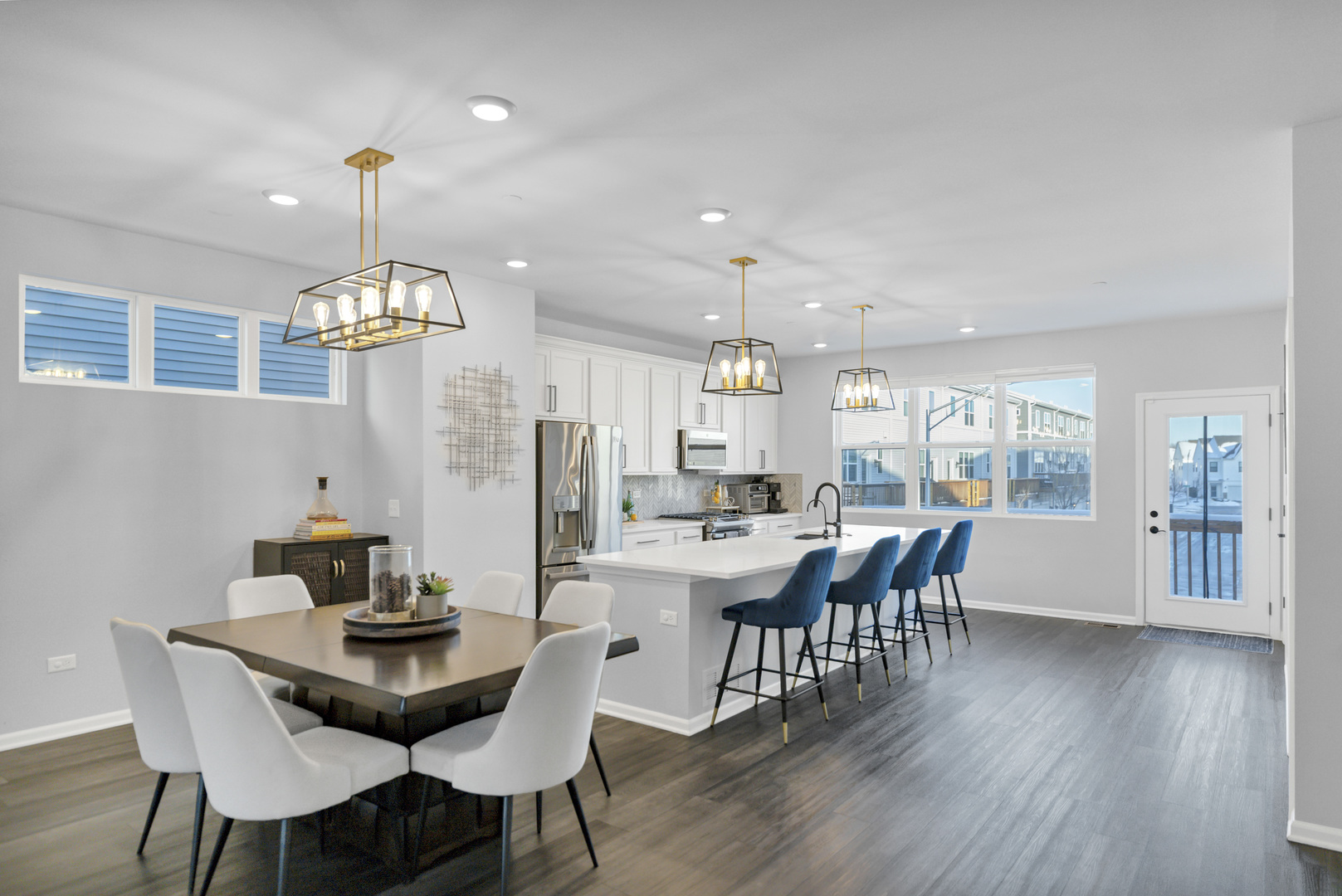 3209 Trillium Circle Rolling Meadows, IL 60008 - Photo 4 of 30 a view of a dining room with furniture window and wooden floor