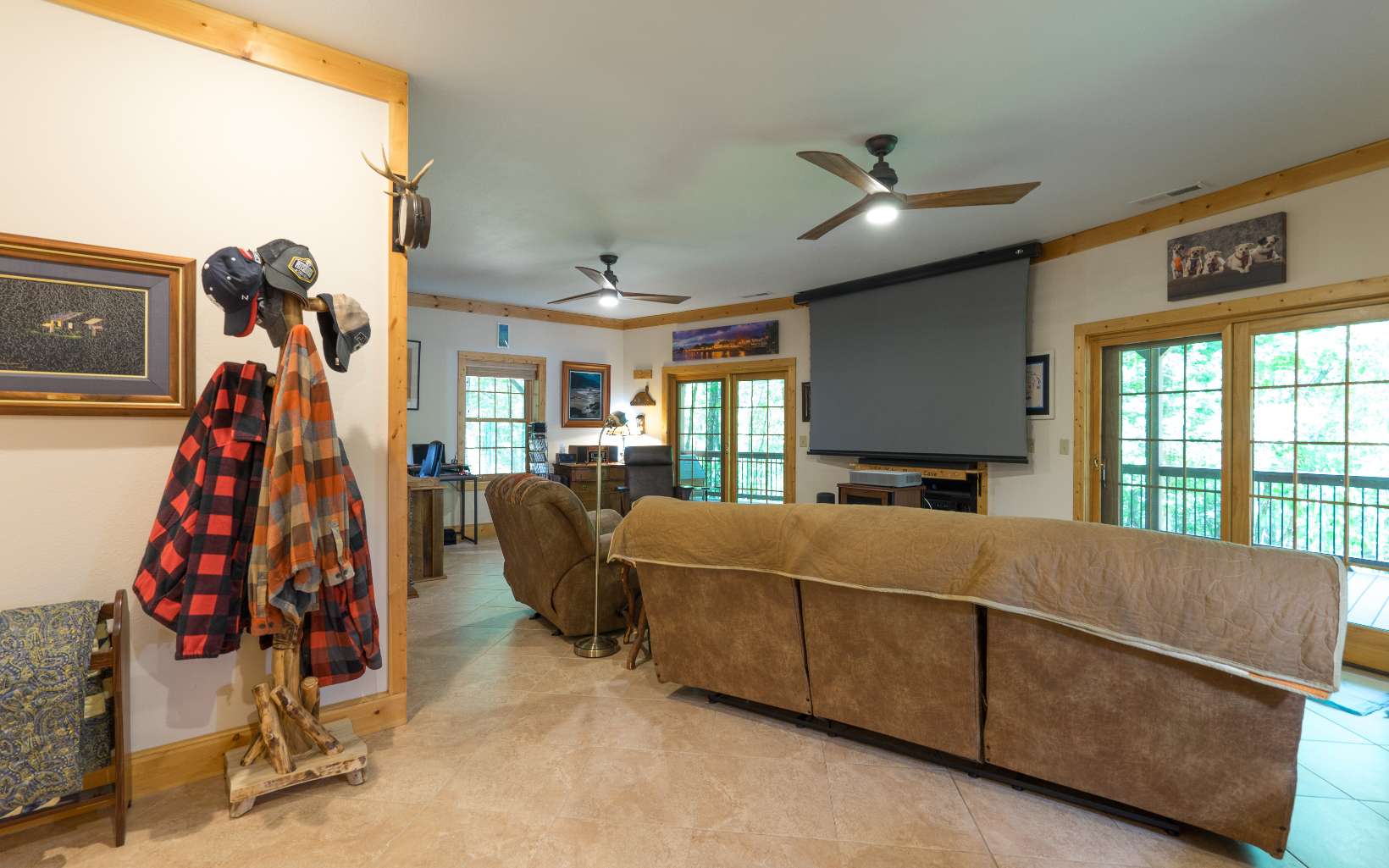 260 Berry Hl Road Murphy, NC 28906 - Photo 29 of 55 a bed room with a bed and a large window