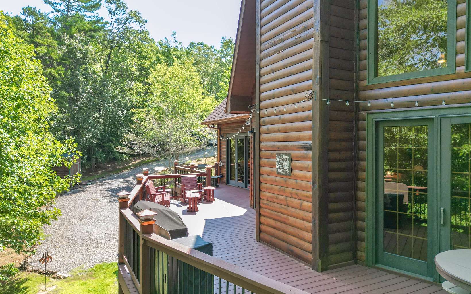 260 Berry Hl Road Murphy, NC 28906 - Photo 39 of 55 a view of a balcony with furniture