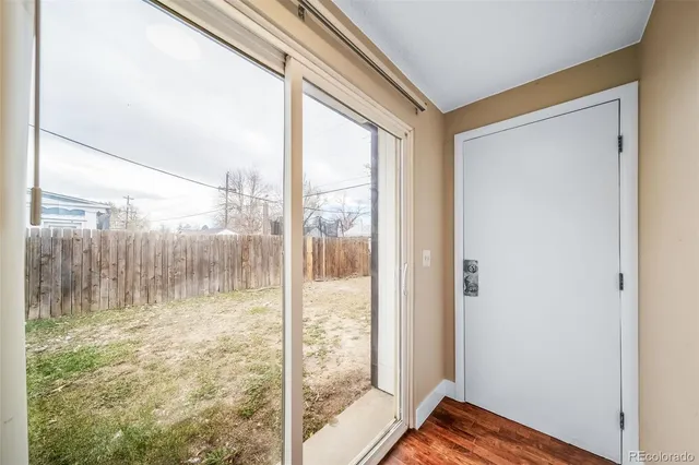 a view of a bathroom with a shower