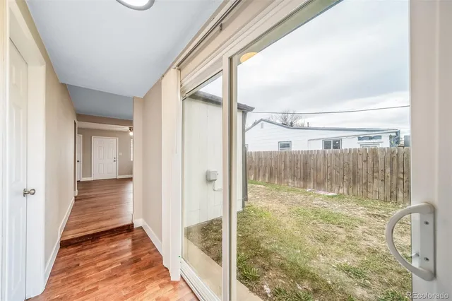 a house with trees in front of it