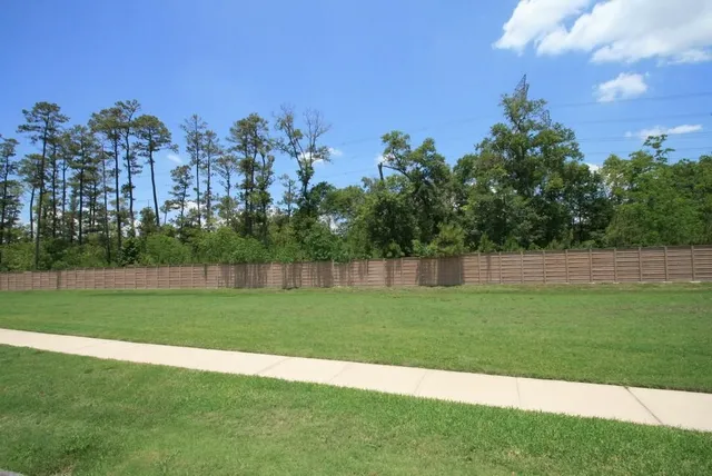 a view of a grassy field
