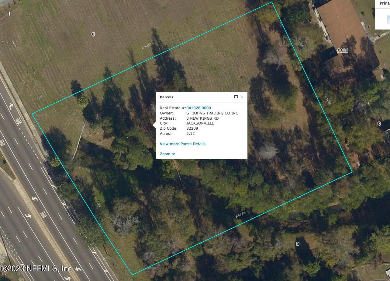 0 New Kings Road Jacksonville, FL 32209 - Photo 5 of 6 a view of a small yard