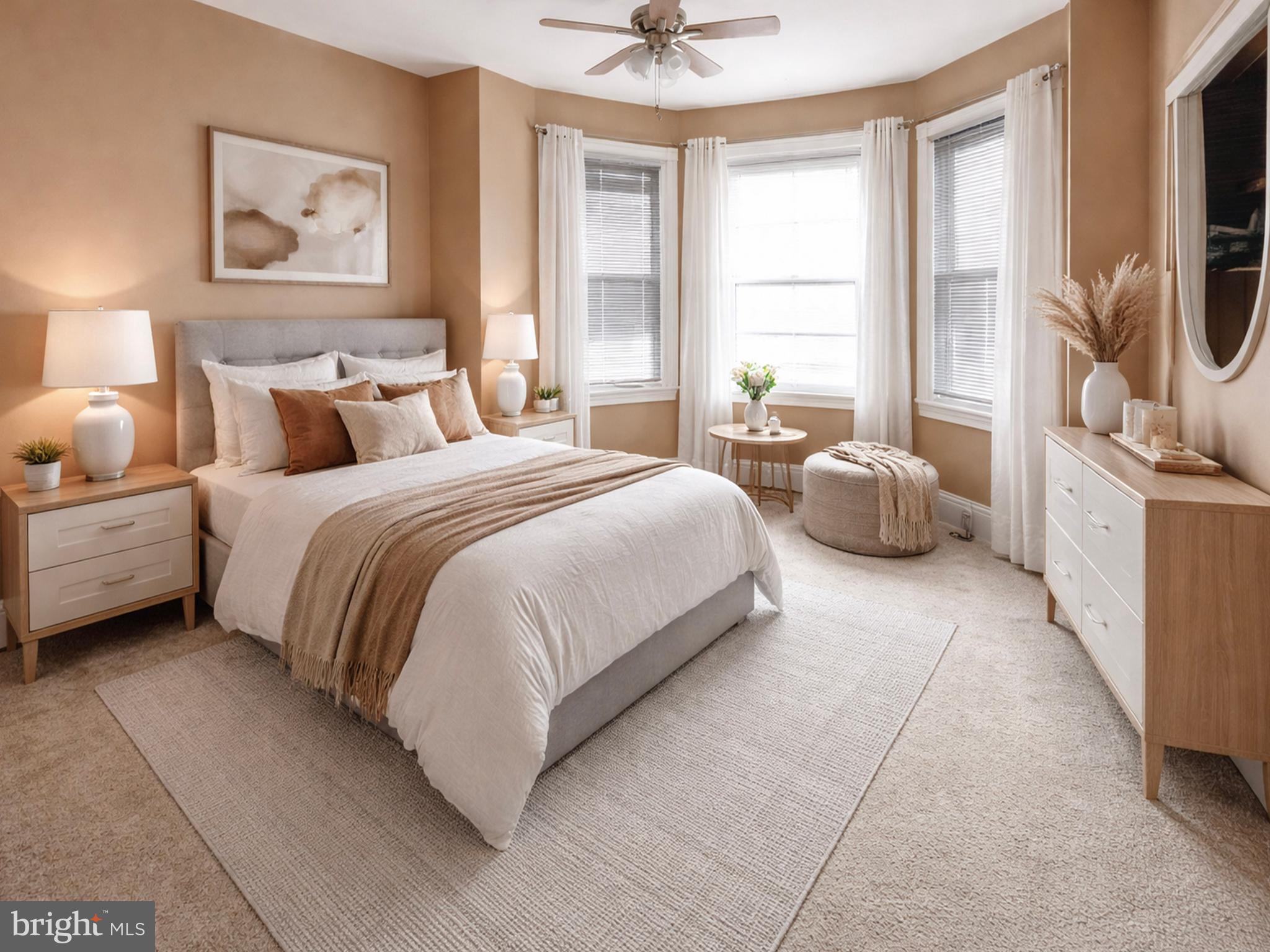 3936 North 8th Street Philadelphia, PA 19140 - Photo 4 of 10 a bedroom with bed and a chandelier