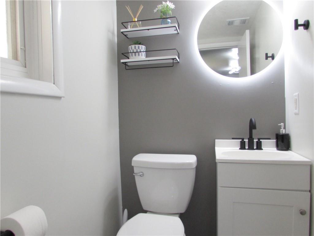 4091 Rt 130 Irwin, PA 15642 - Photo 17 of 25 The lower level bathroom has an LED Light Mirror