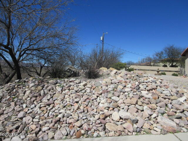 511 Camino Hombre De Oro Rio Rico, AZ 85648 - Photo 18 of 44 a view of a backyard of snow and trees