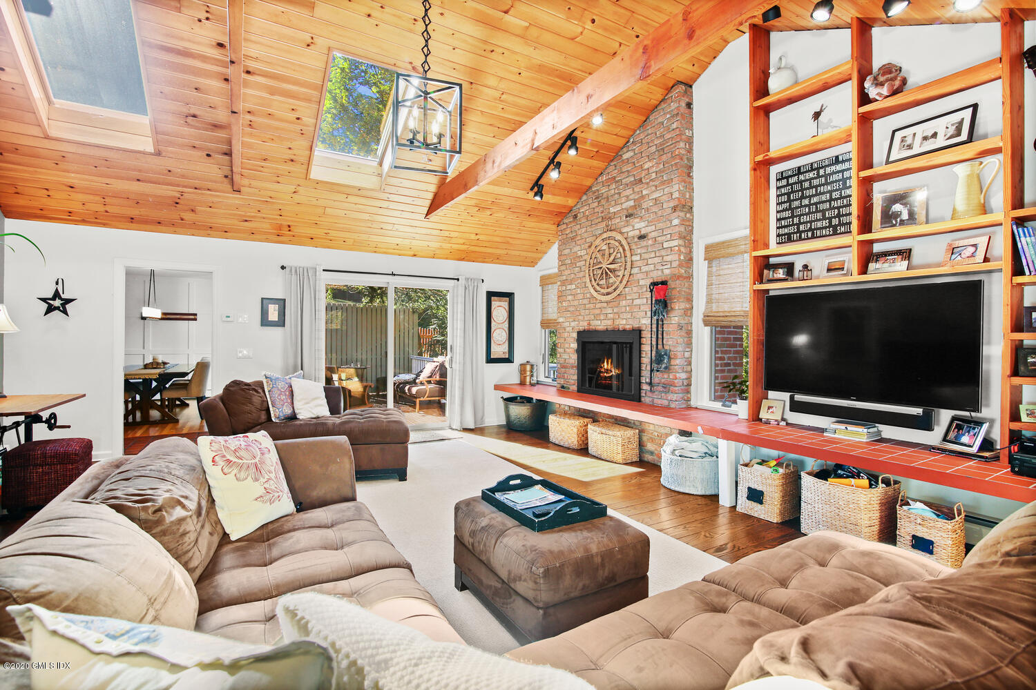 16 Ridge Road Cos Cob, CT 06807 - Photo 13 of 34 a view of a living room and a flat screen tv