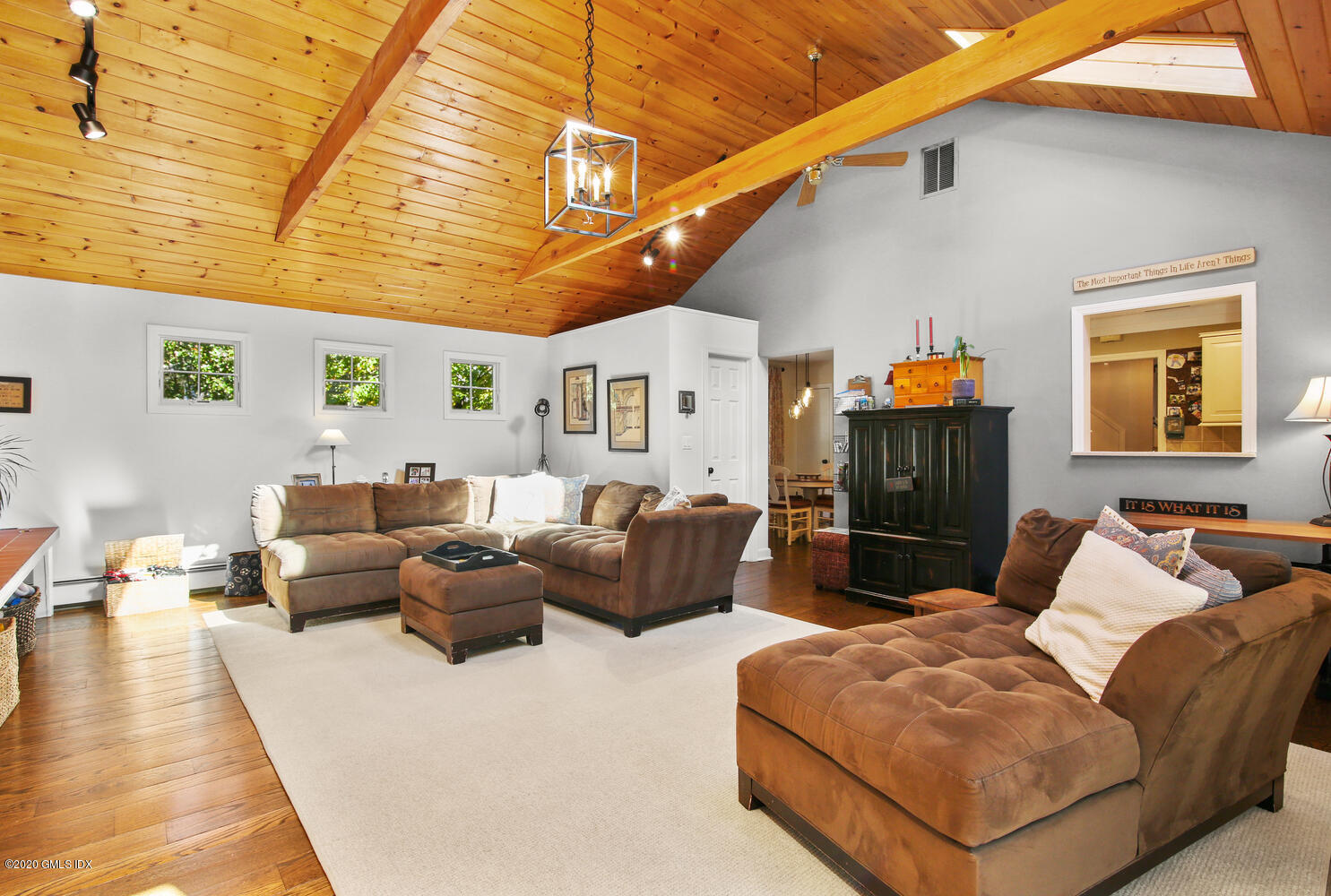 16 Ridge Road Cos Cob, CT 06807 - Photo 14 of 34 a living room with furniture and a wooden floor