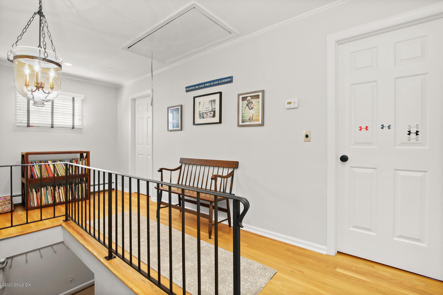 16 Ridge Road Cos Cob, CT 06807 - Photo 19 of 34 a view of hallway with wooden floor