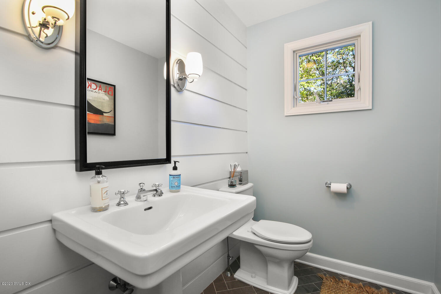 16 Ridge Road Cos Cob, CT 06807 - Photo 8 of 34 a bathroom with a sink a toilet and a mirror