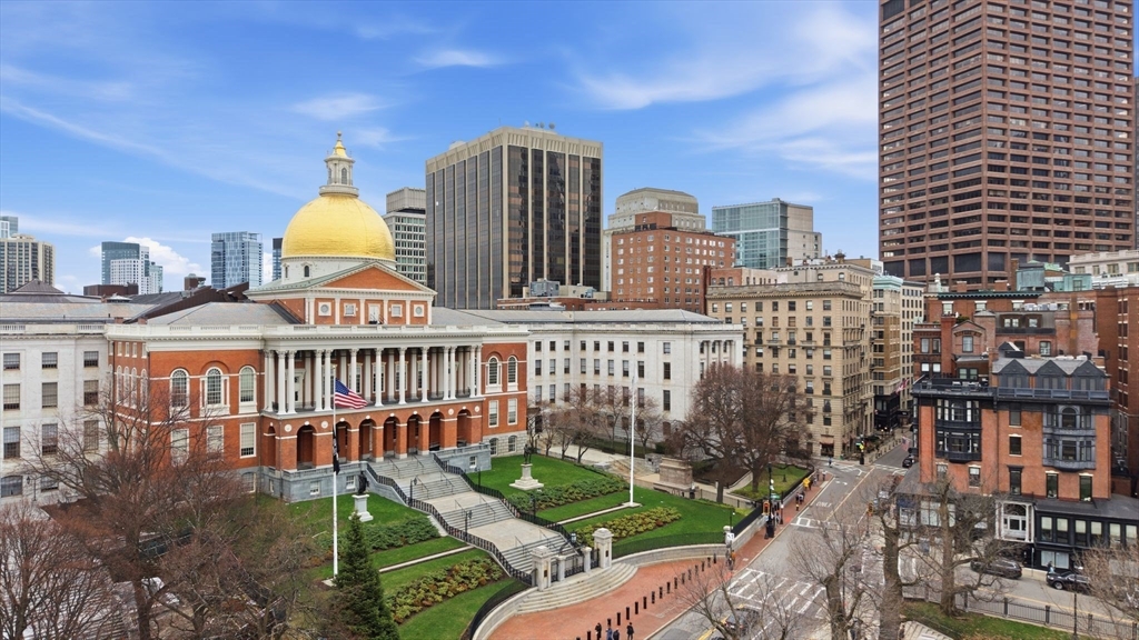 21 Beacon Street, Unit 11L Boston, MA 02108 - Photo 20 of 23 a view of a city from a balcony