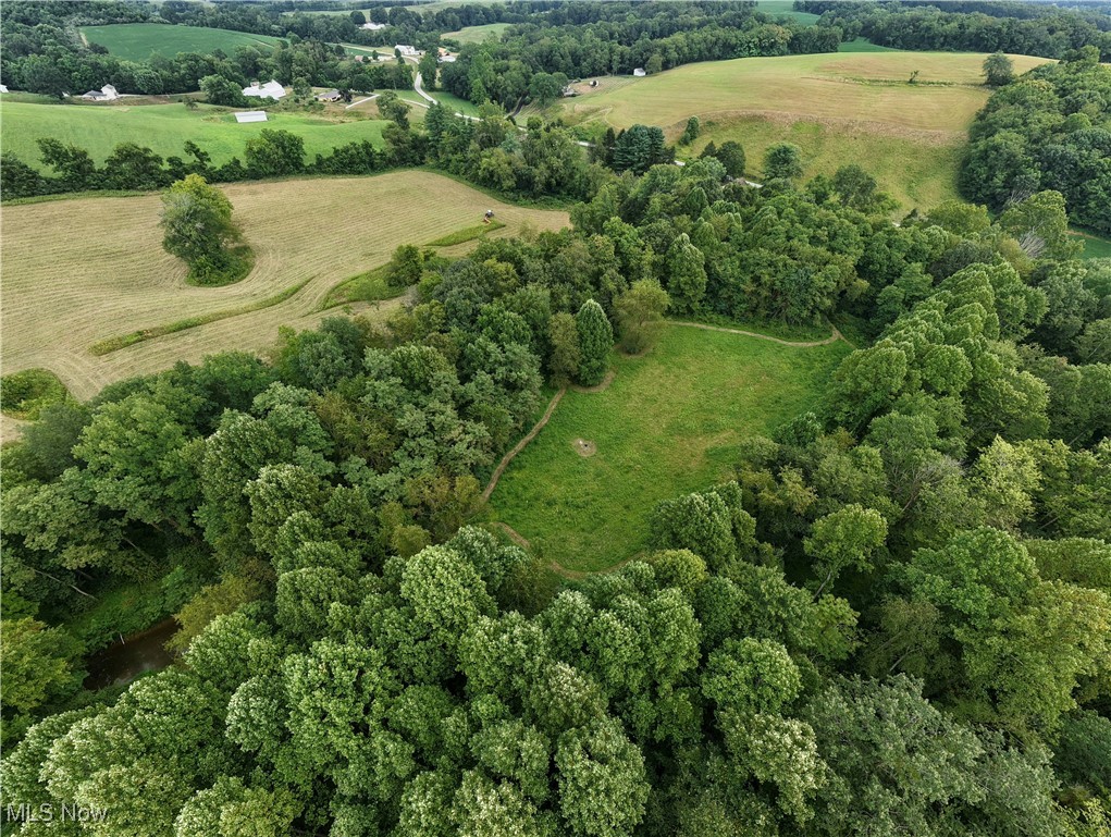 294 County Road Conesville, OH 43811 - Photo 20 of 39 Aerial overview of property's location with rural landscape