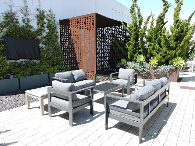 a view of a garage with a bike