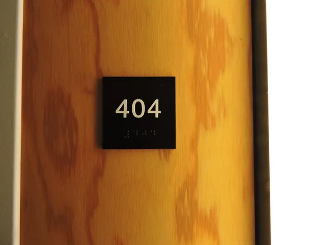 a blue sign board with a window