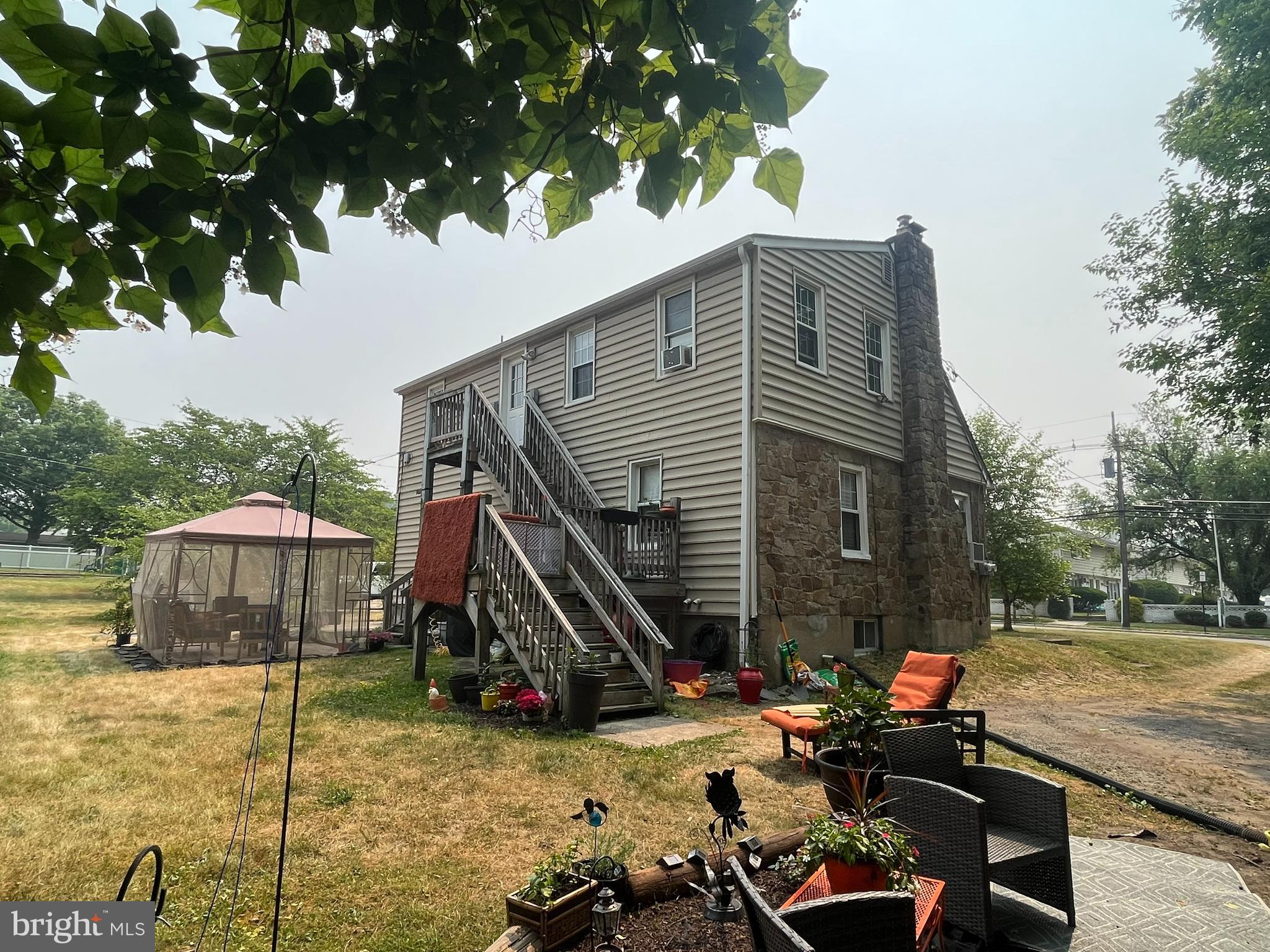 1001 Clements Bridge Road Barrington, NJ 08007 - Photo 10 of 58 Back Yard / Steps to 2nd Floor Apt