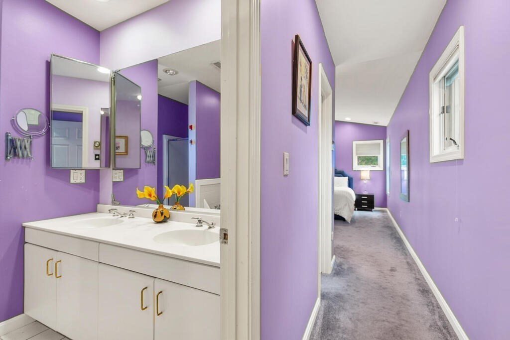 6 Pear Tree Drive Canton, MA 02021 - Photo 14 of 33 a bathroom with a sink vanity and a mirror