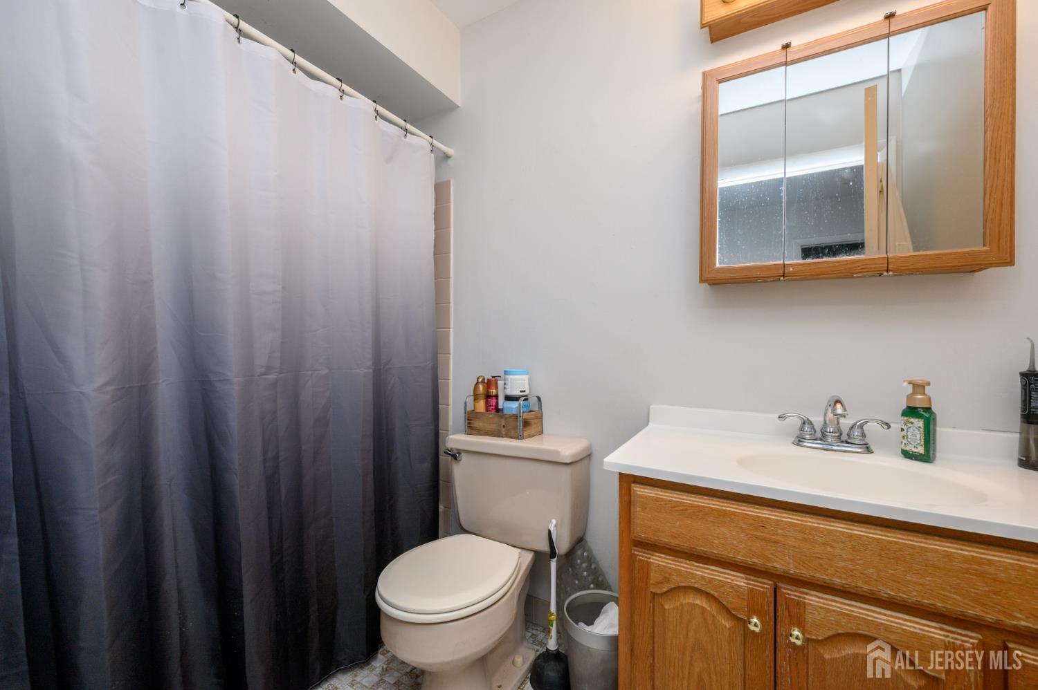 127 Chaucer Road Mount Laurel, NJ 08054 - Photo 32 of 43 a bathroom with a sink a toilet and a mirror