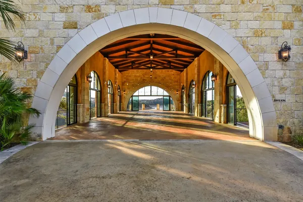 a view of a brick building with a balcony