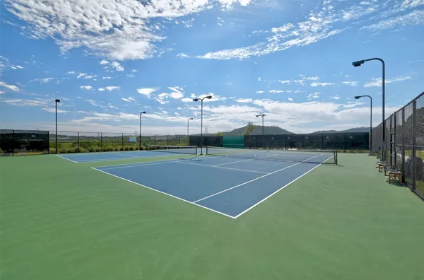 a view of a tennis court