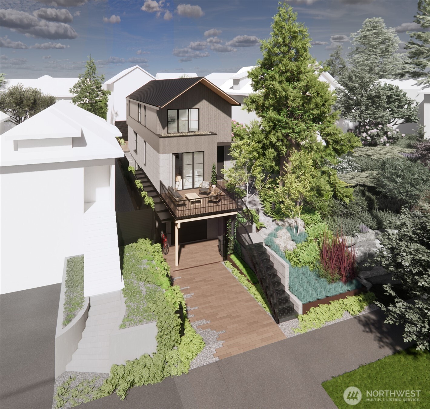 133 Northeast 60th Street Seattle, WA 98115 - Photo 16 of 16 an aerial view of a house with a yard