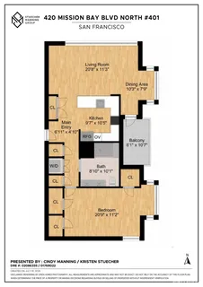 $1,250,000 | 420 Mission Bay Boulevard North, Unit 401, San Francisco, CA 94158