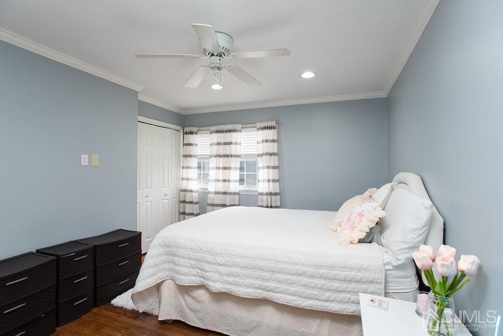 18 Layne Road Somerset, NJ 08873 - Photo 19 of 22 a bedroom with a bed and ceiling fan