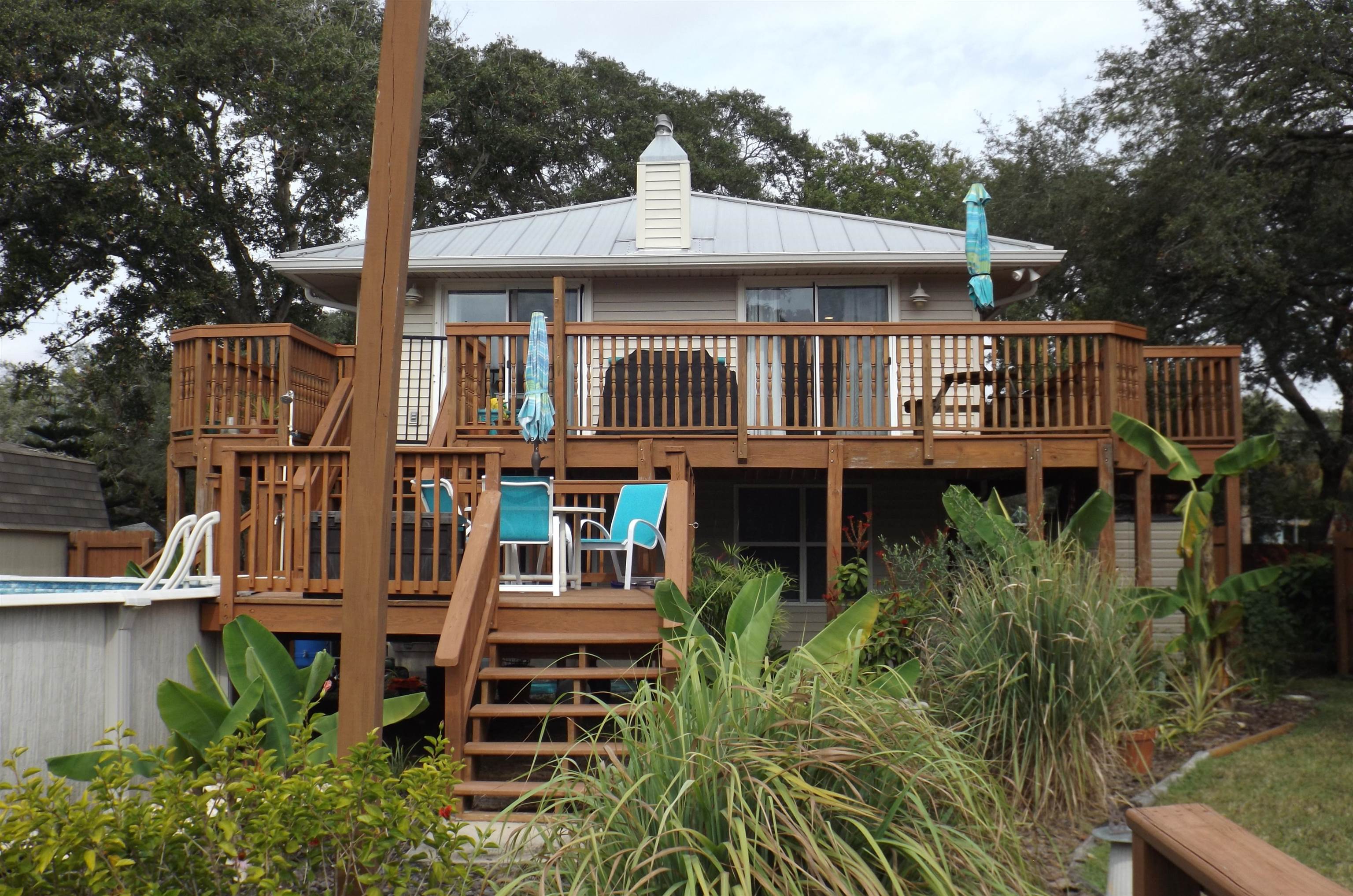 237 Villa Verda Road St. Augustine, FL 32080 - Photo 42 of 48 aerial view of a house with a porch