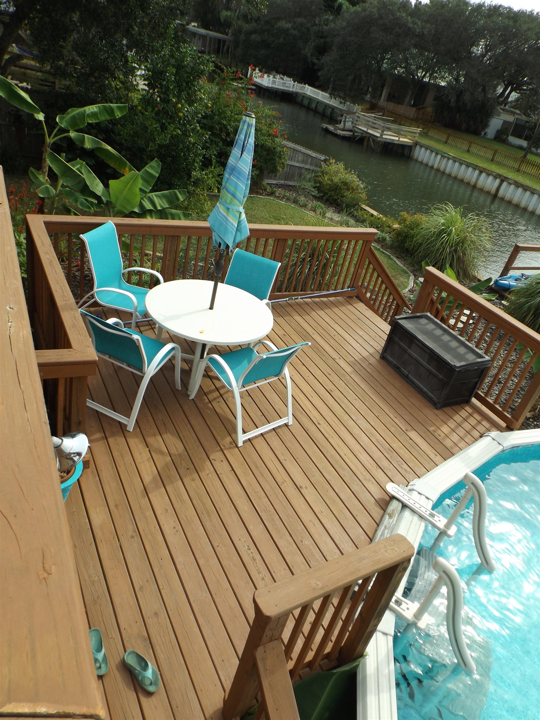237 Villa Verda Road St. Augustine, FL 32080 - Photo 10 of 48 a view of a chairs and table on the deck