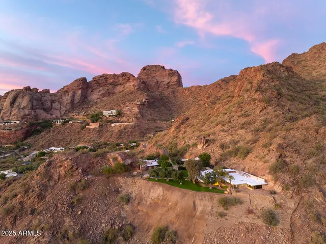 a view of city and ocean