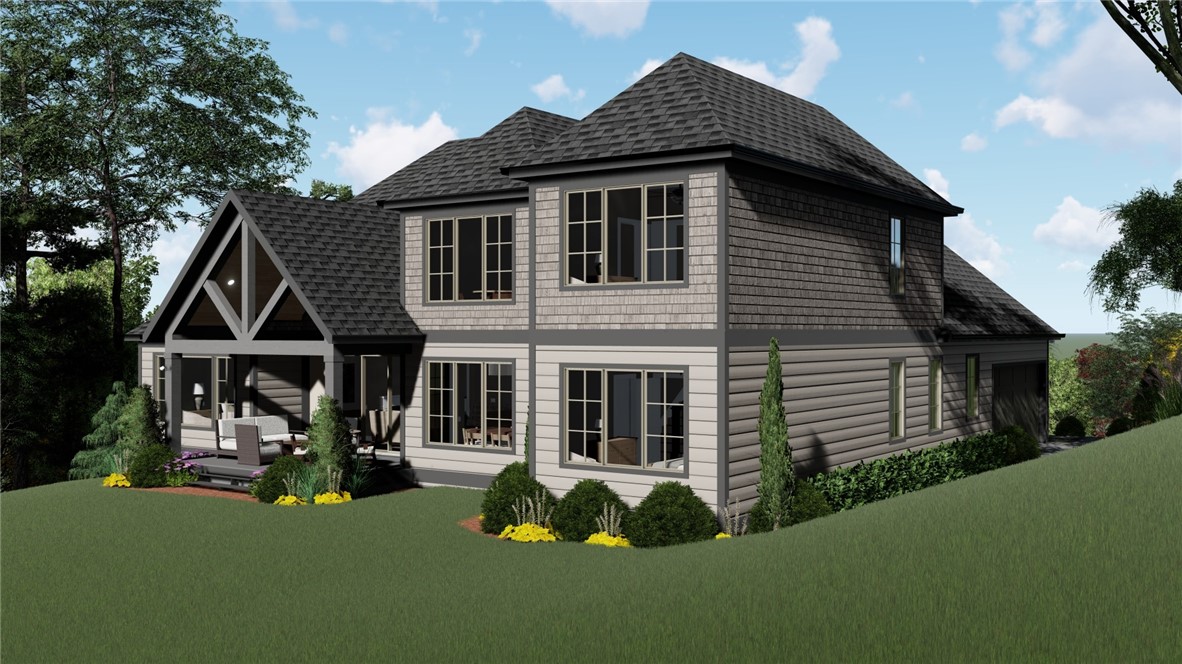 105 Club Cove Way Sunset, SC 29685 - Photo 3 of 15 In this rendering, it is easier to see the wrap ar