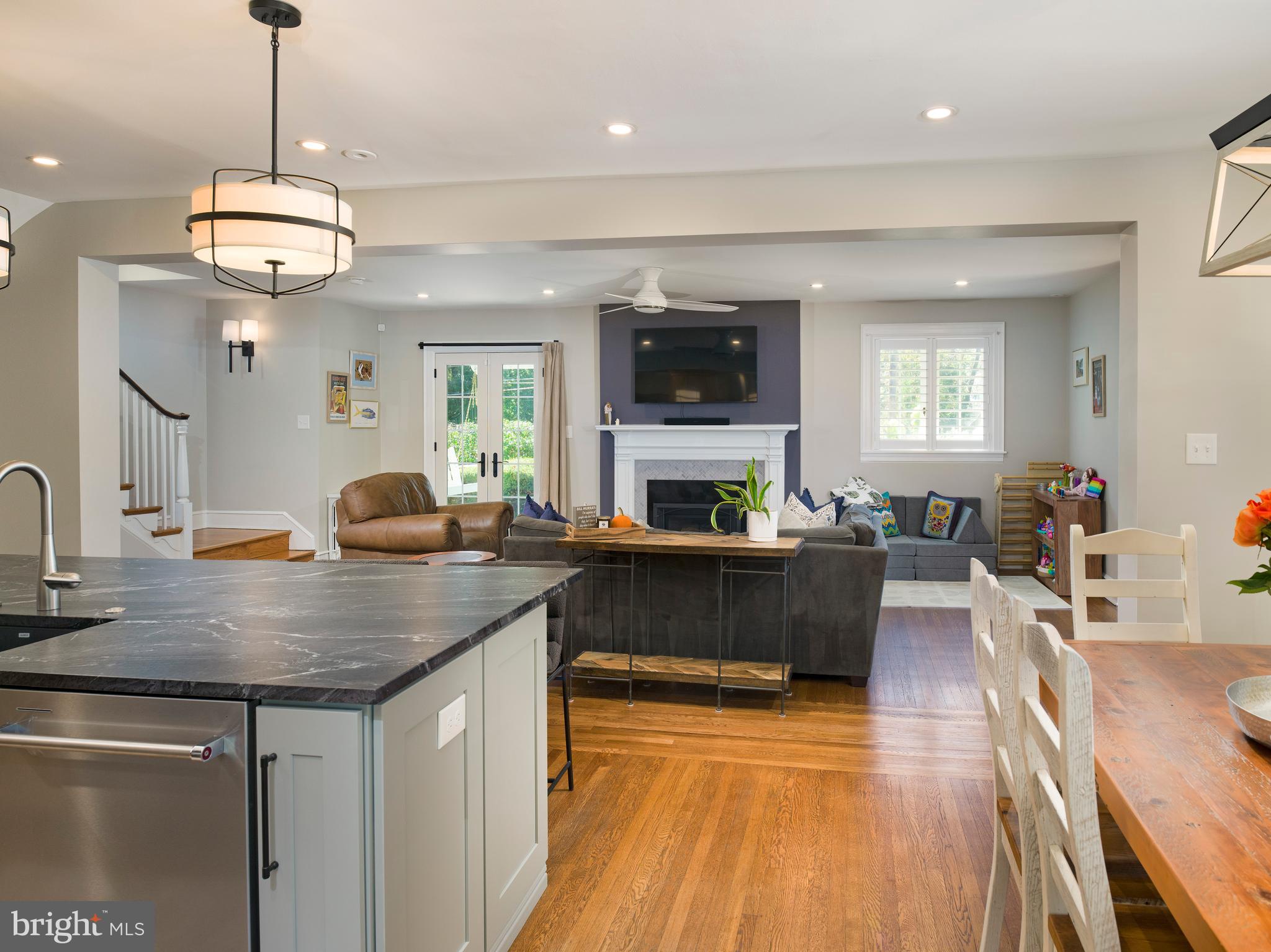 11 Shirley Road Narberth, PA 19072 - Photo 13 of 44 a kitchen with a counter space a sink appliances and cabinets