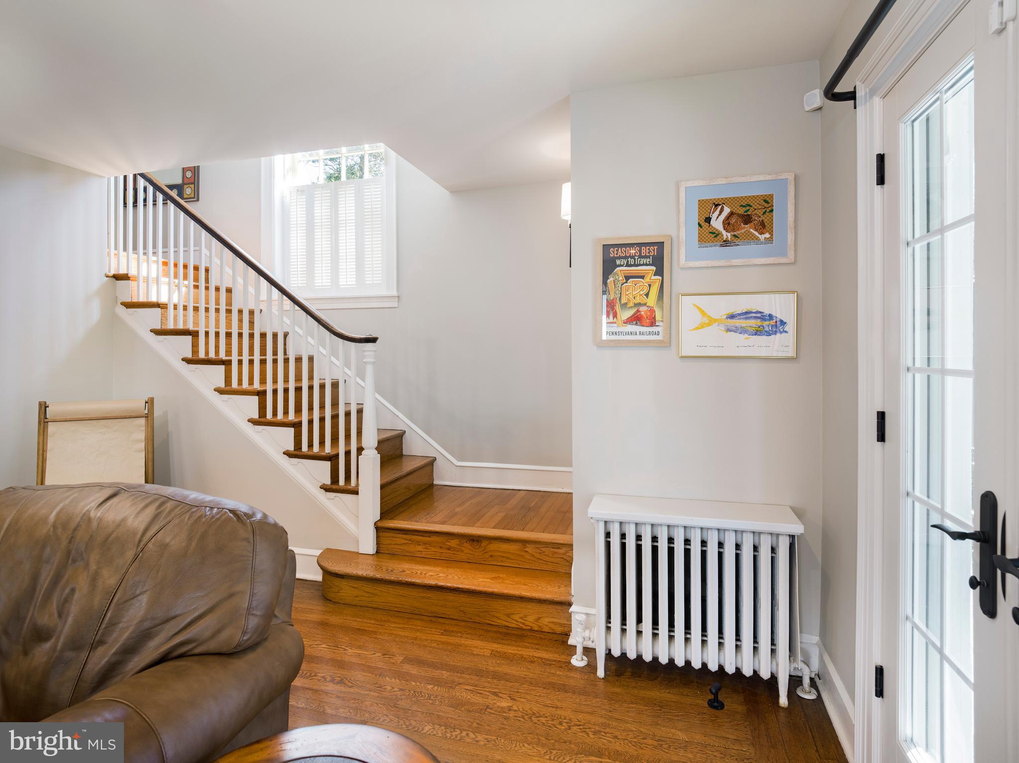 11 Shirley Road Narberth, PA 19072 - Photo 24 of 44 a view of entryway and hall with wooden floor