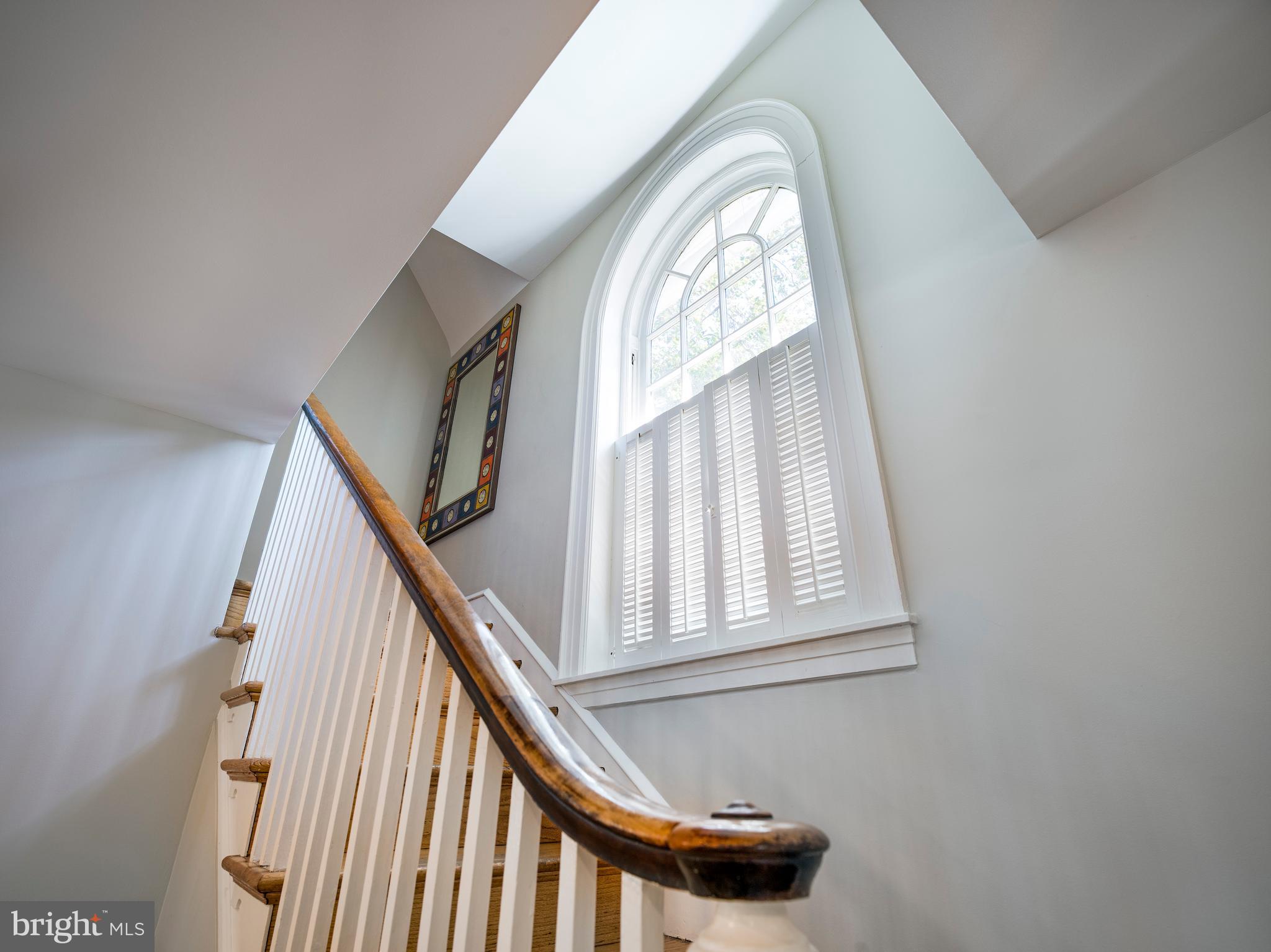 11 Shirley Road Narberth, PA 19072 - Photo 25 of 44 a view of staircase with railing and white walls