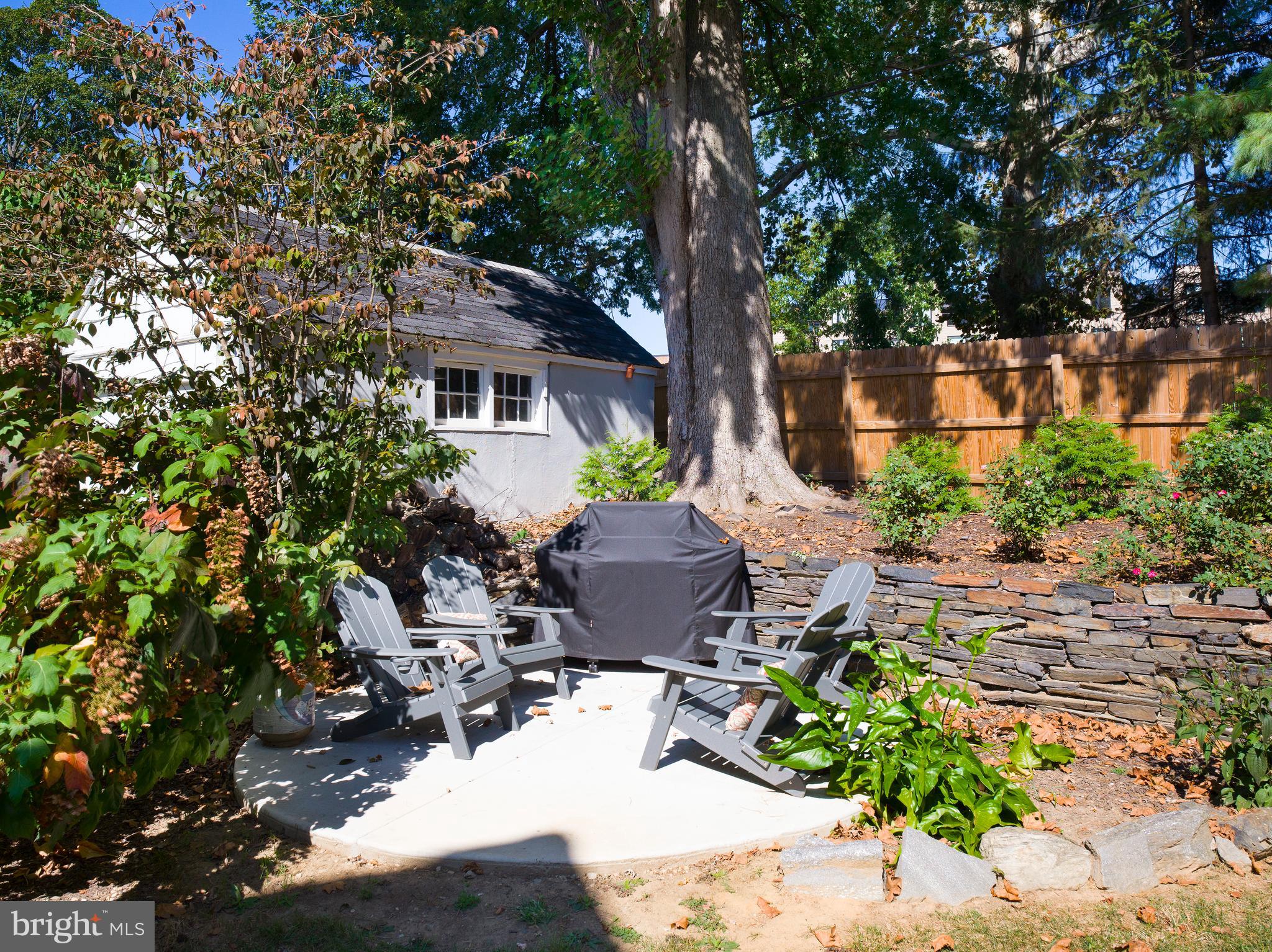 11 Shirley Road Narberth, PA 19072 - Photo 43 of 44 a view of a house with a yard and sitting area