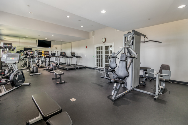 4579 Half Moon Drive, Unit D Yorkville, IL 60560 - Photo 41 of 44 a view of a room with gym equipment