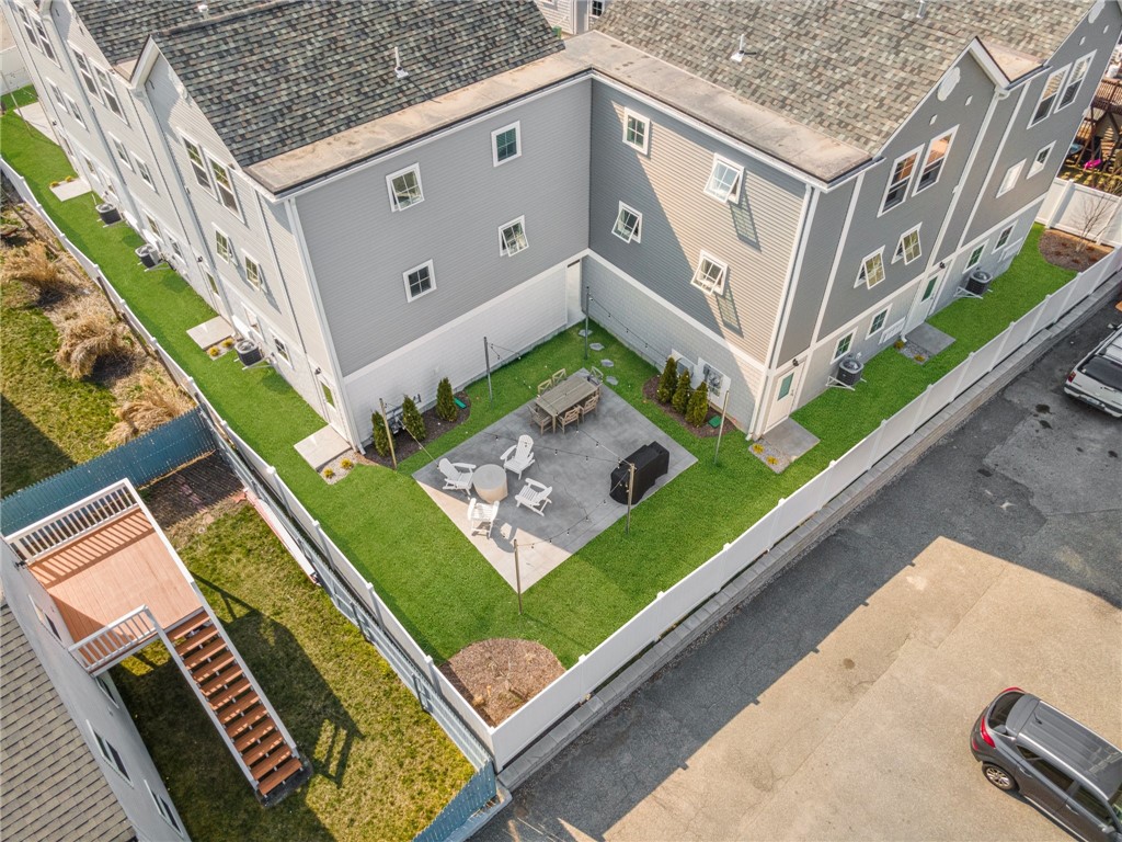 17 Nobert Street, Unit 2 Warren, RI 02885 - Photo 24 of 38 Parklet. Greenery is enhanced.