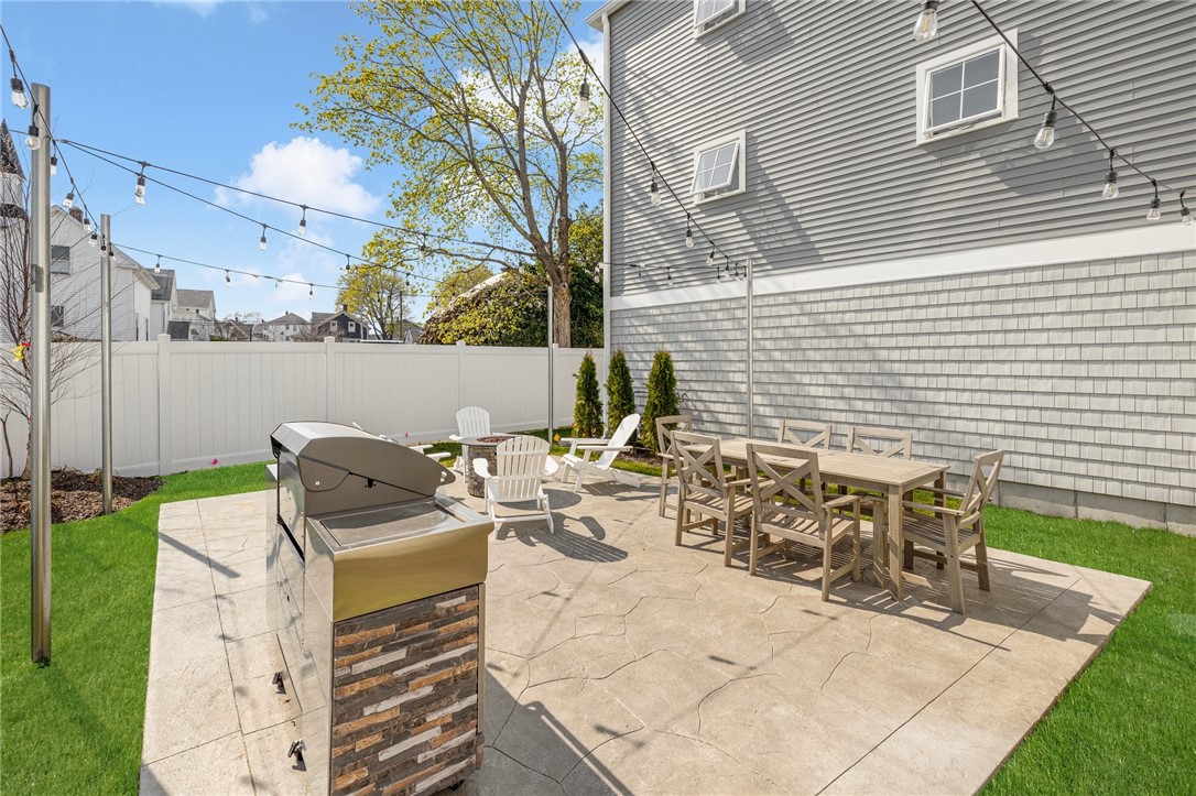 17 Nobert Street, Unit 2 Warren, RI 02885 - Photo 32 of 38 Parklet. Greenery is enhanced.