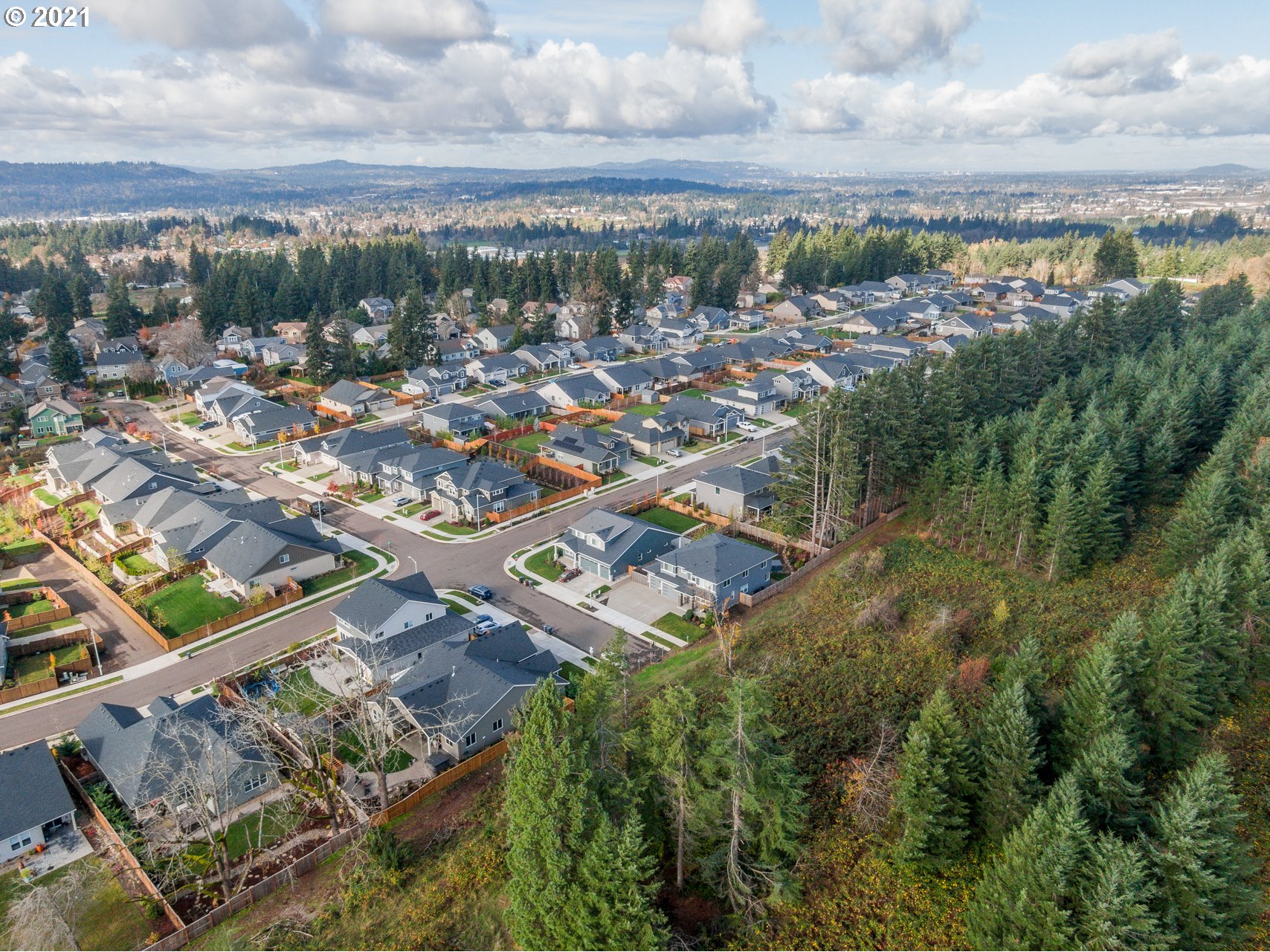 16215 Jada Way Oregon City, OR 97045 - Photo 32 of 32 an aerial view of residential building with green space