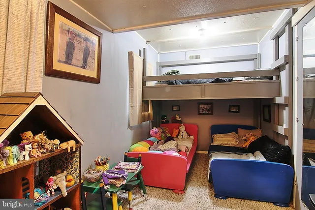 a workspace with furniture and window