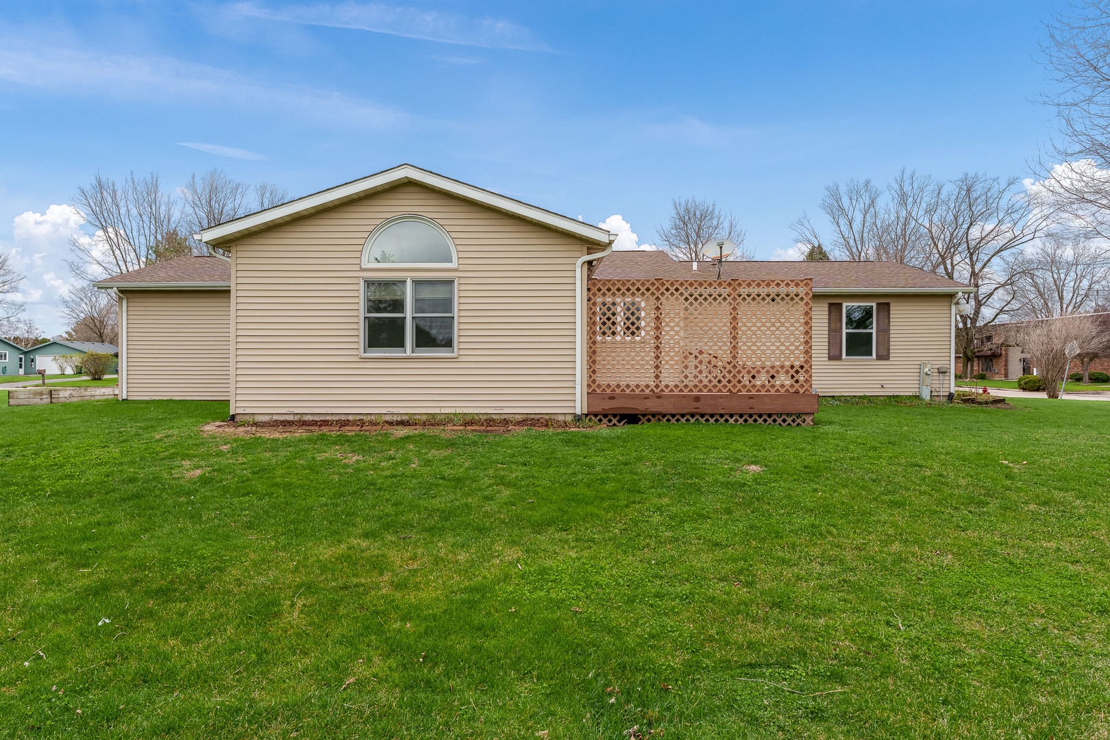 603 Fairview Street Durand, IL 61024 - Photo 3 of 21 a front view of house with yard and green space
