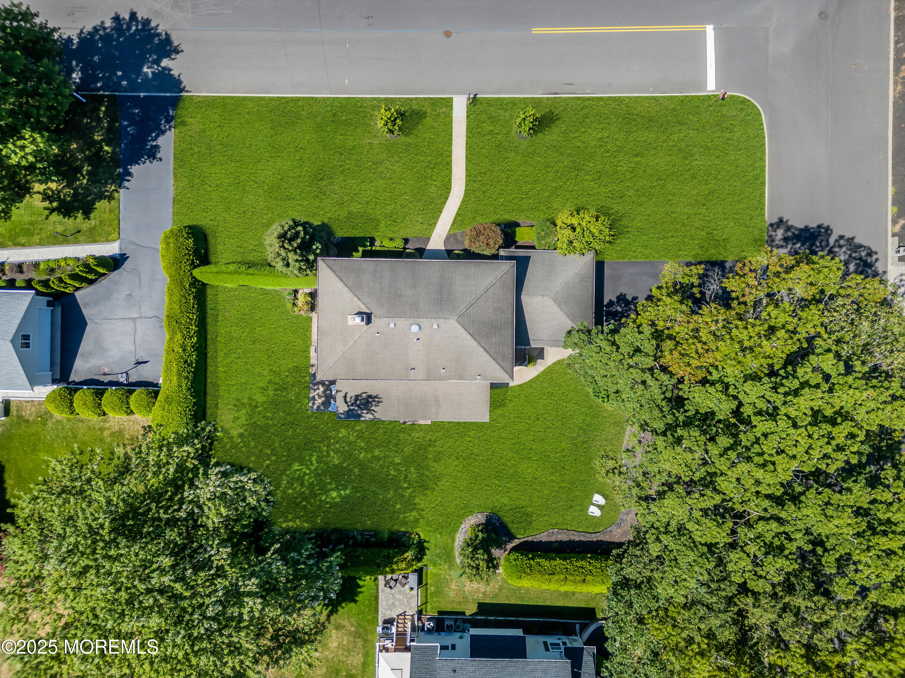 664 Valley Road Brielle, NJ 08730 - Photo 10 of 46 an aerial view of a house with a garden