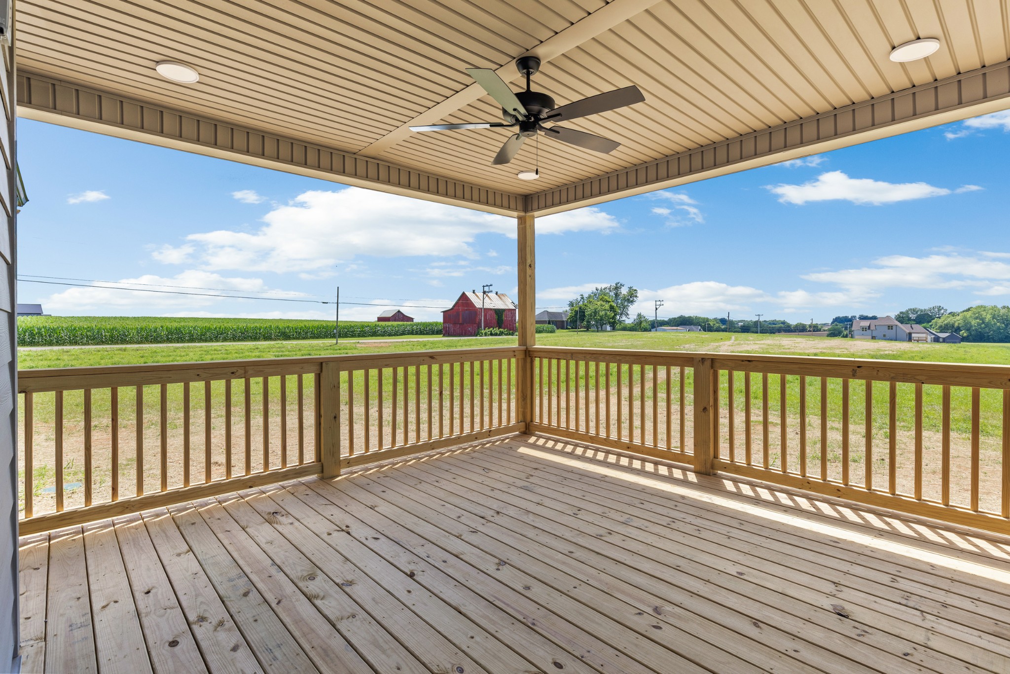 5638 Borthick Road Springfield, TN 37172 - Photo 39 of 43 a view of a balcony with wooden floor