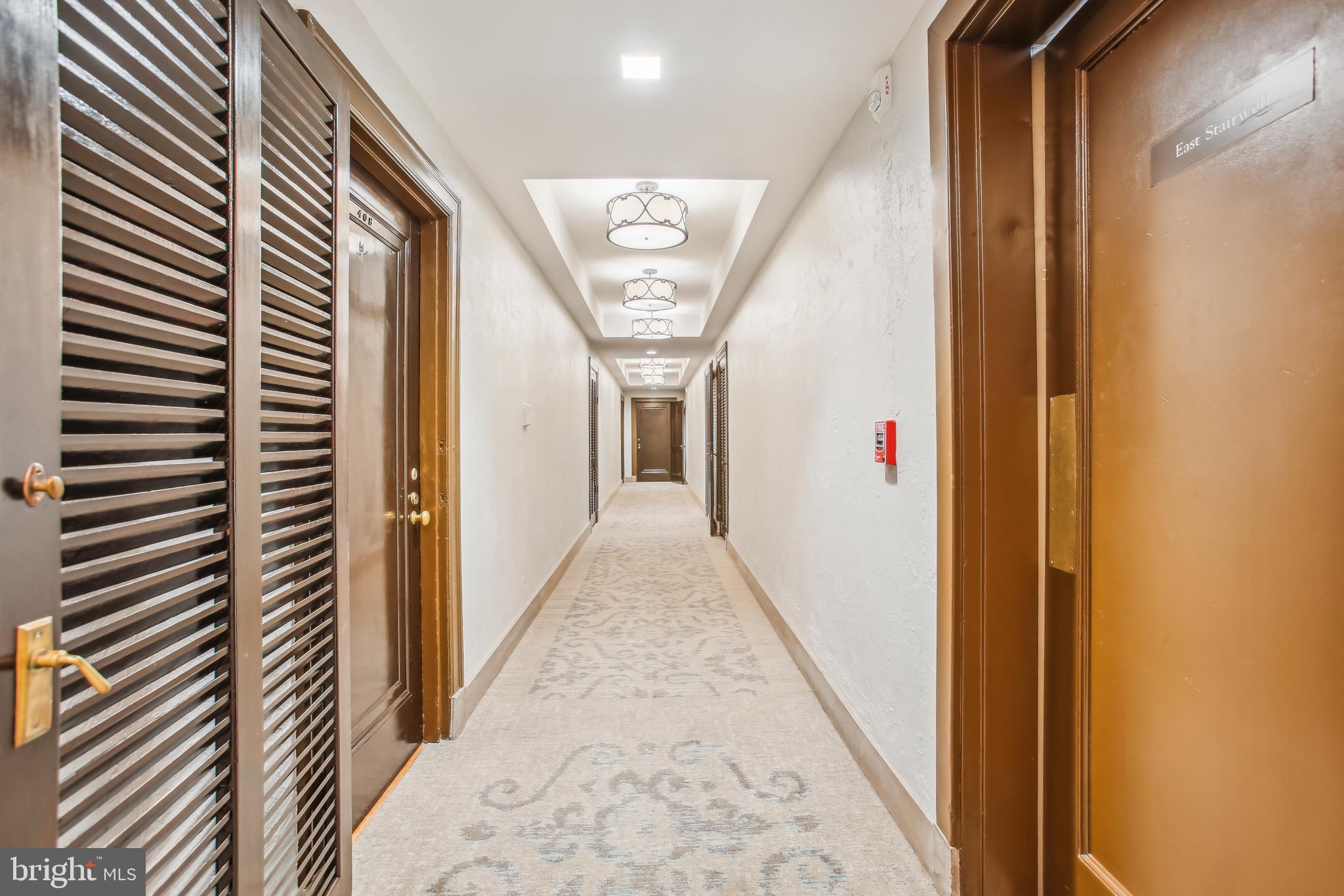 1661 Crescent Place Northwest, Unit 408 Washington, DC 20009 - Photo 16 of 57 Ventilated Corridors with Automated LED Lighting