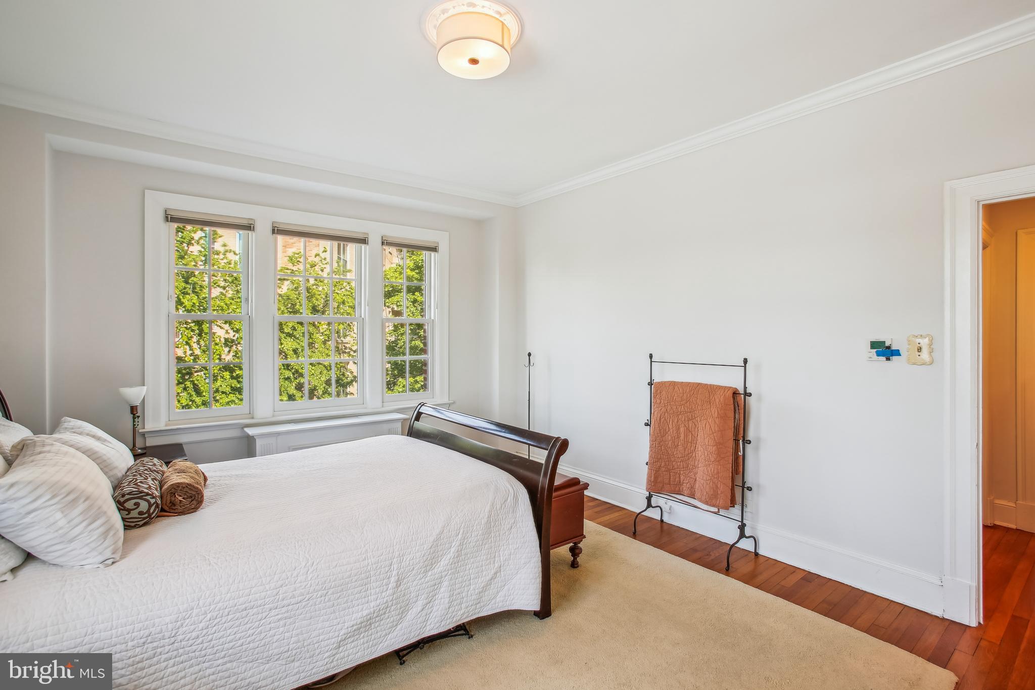 1661 Crescent Place Northwest, Unit 408 Washington, DC 20009 - Photo 42 of 57 Tree-line Views Southern Elevation Windows BR #1