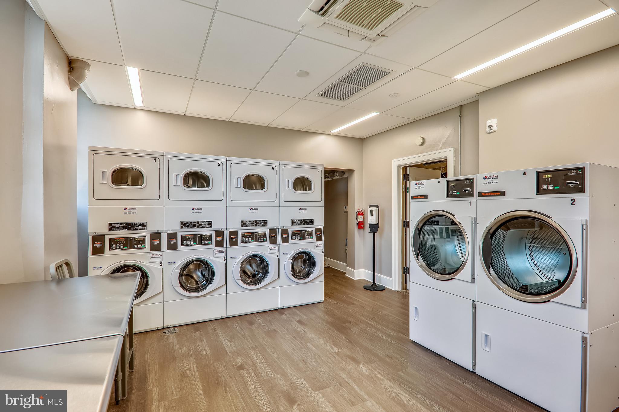 1661 Crescent Place Northwest, Unit 408 Washington, DC 20009 - Photo 50 of 57 Common Area Commercial Laundry Area