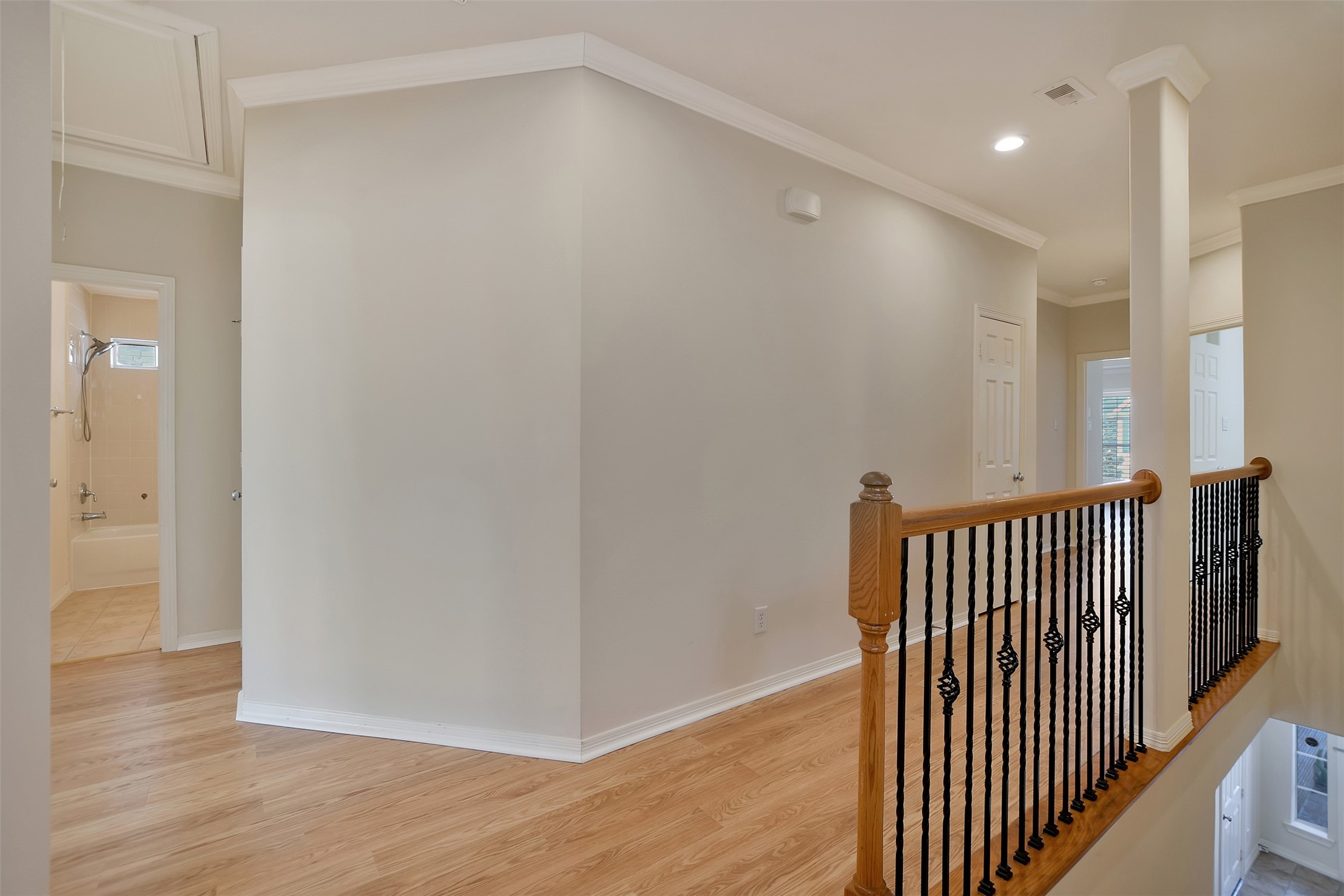 14459 Basalt Lane Houston, TX 77077 - Photo 24 of 35 View as you reach the 2nd floor. New flooring on the 2nd floor.